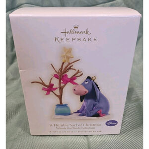 Hallmark Keepsake A Humble Sort Of Xmas Eeyore Winnie The Pooh Ornament 2009 NIB